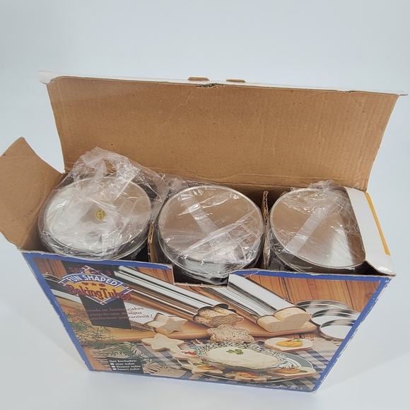 FUN Shaped Baking Tubes Set Of 3 Includes Star, Flower & Heart Tubes - Picture 2 of 6